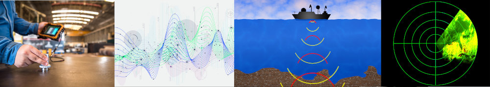 Situations where geophysical exploration and nondestructive testing is utilized