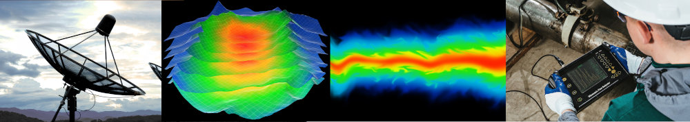 Situations where geophysical exploration and nondestructive testing is utilized